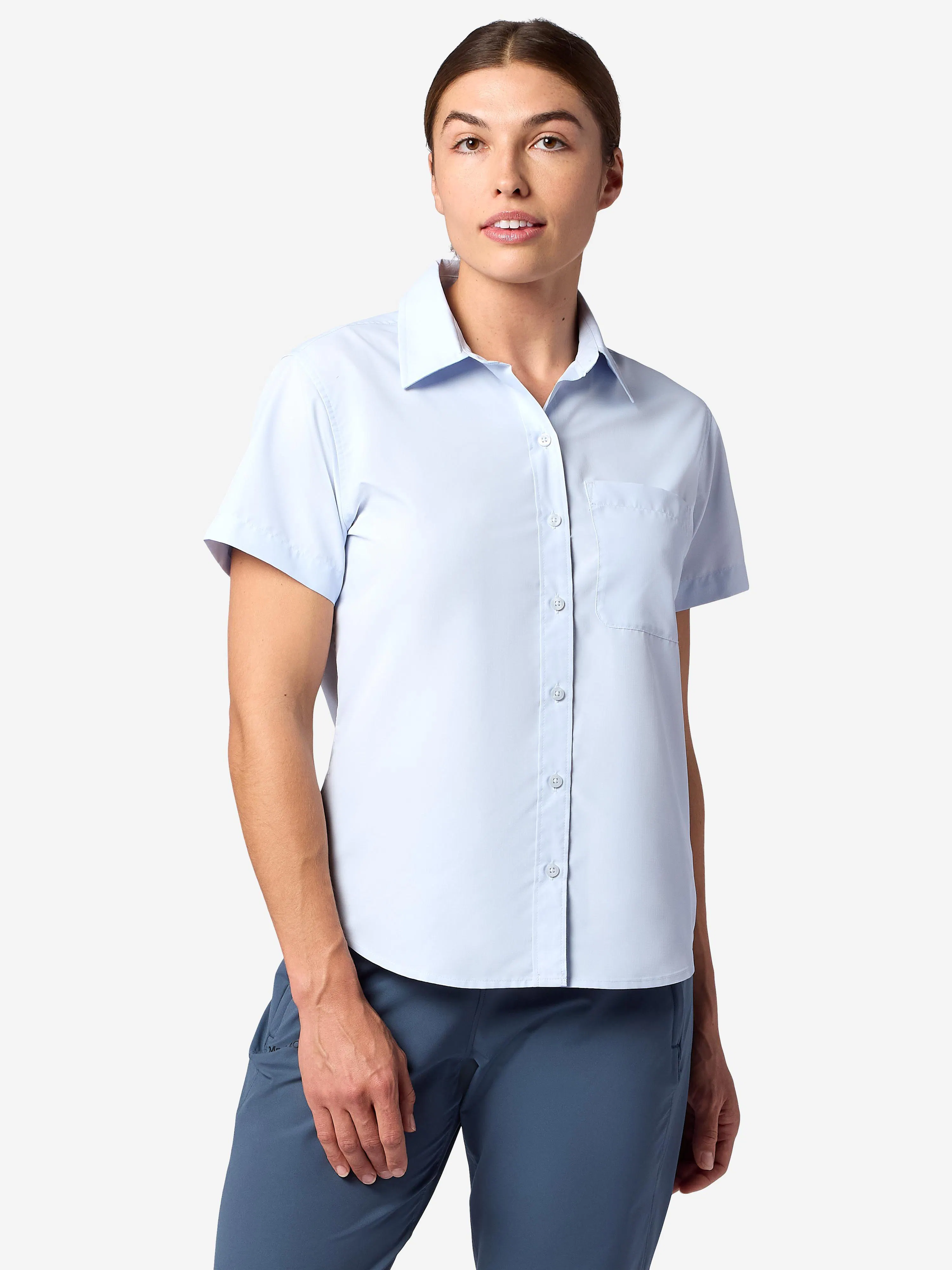 Women's AirExchange UPF 40 Novelty Short-Sleeve Collared Shirt (Spring 2026)