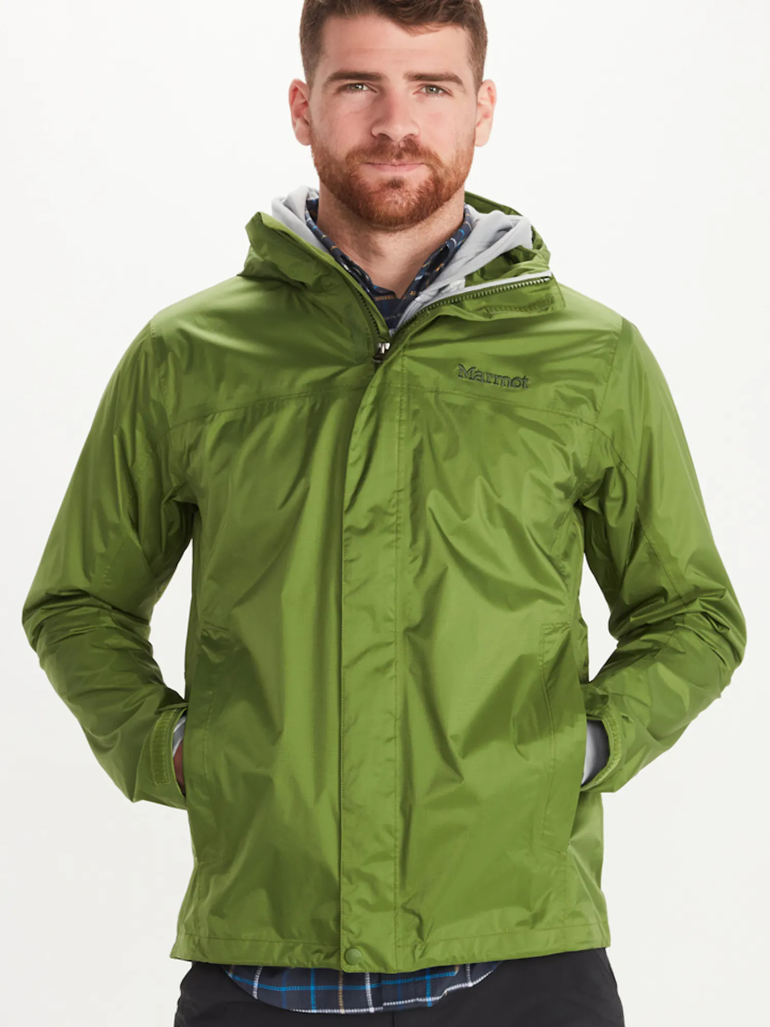 Marmot Men's PreCip® Eco Jacket in Foliage