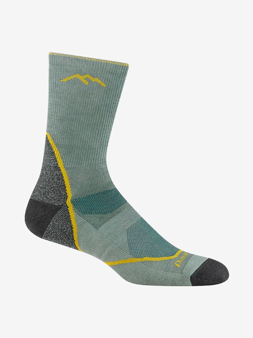 Light Hiker Micro Crew Lightweight with Cushion-Darn Tough Seafoam