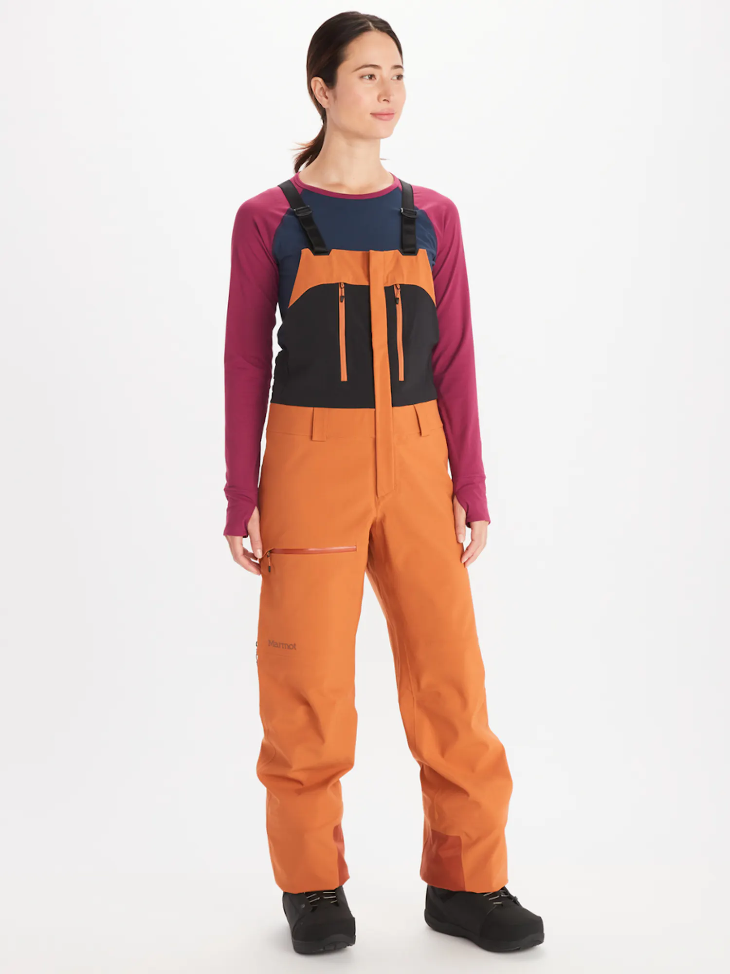 Marmot Women's Refuge Pro Bib in Copper