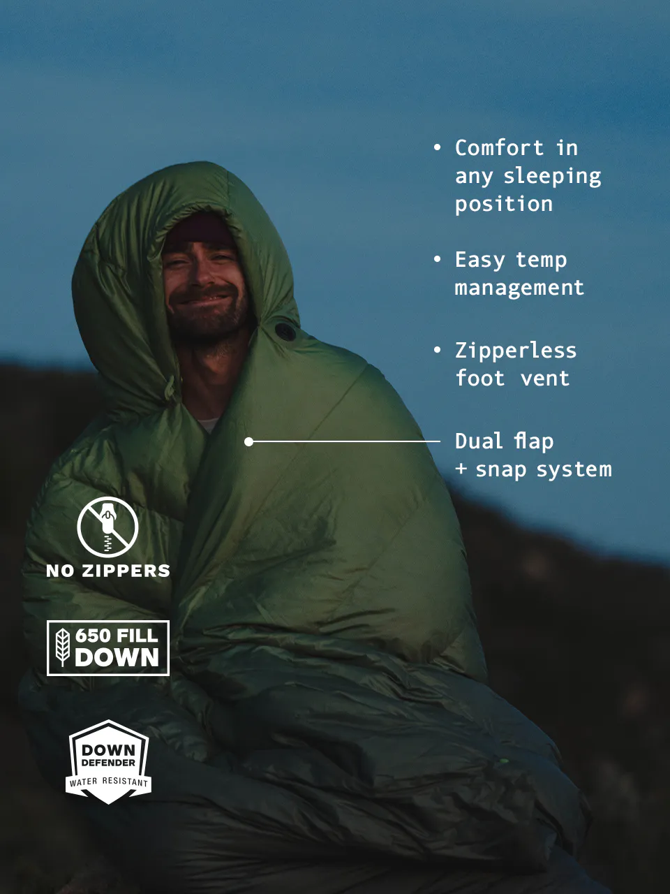 Wraptor Down 30° Sleeping Bag