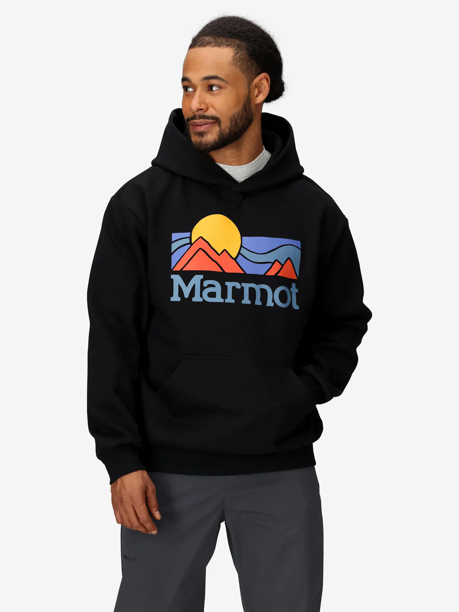 Marmot Coastal Hoodie (Fall 2025) Shirt in Black | Cotton