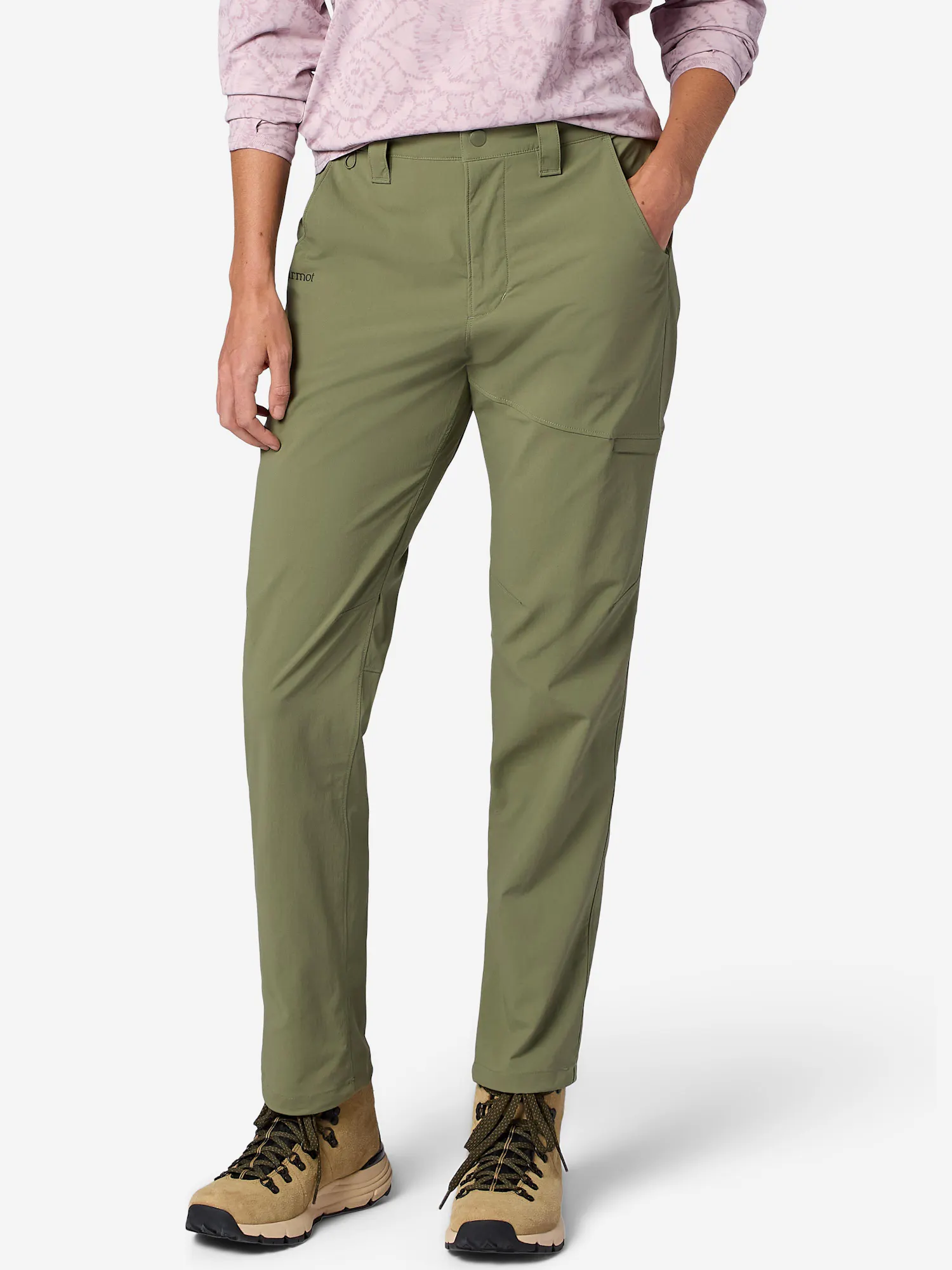 Marmot Women's Trailway UPF 50 Hiking Pants - Long (Spring 2026) in Olive Grove