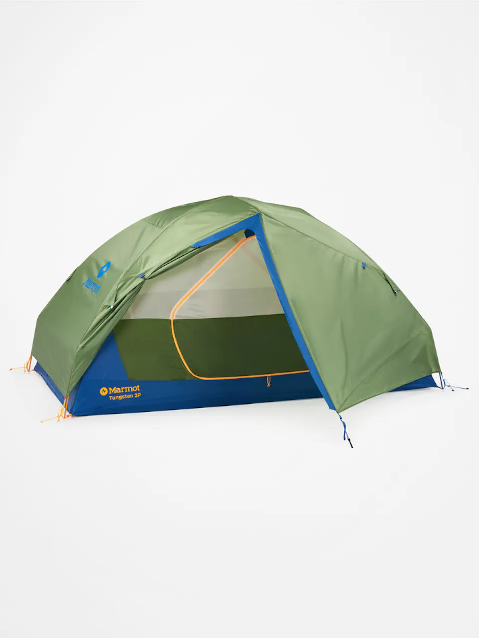 Marmot tungsten 2 person tent with green rain fly