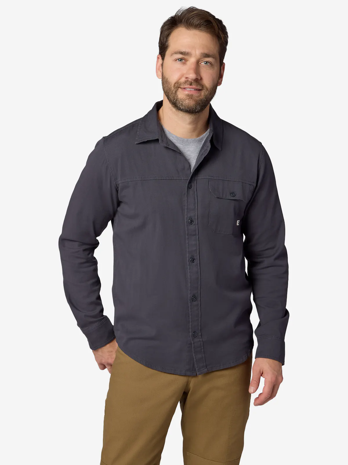 Hidden Peak Twill Button Down LS