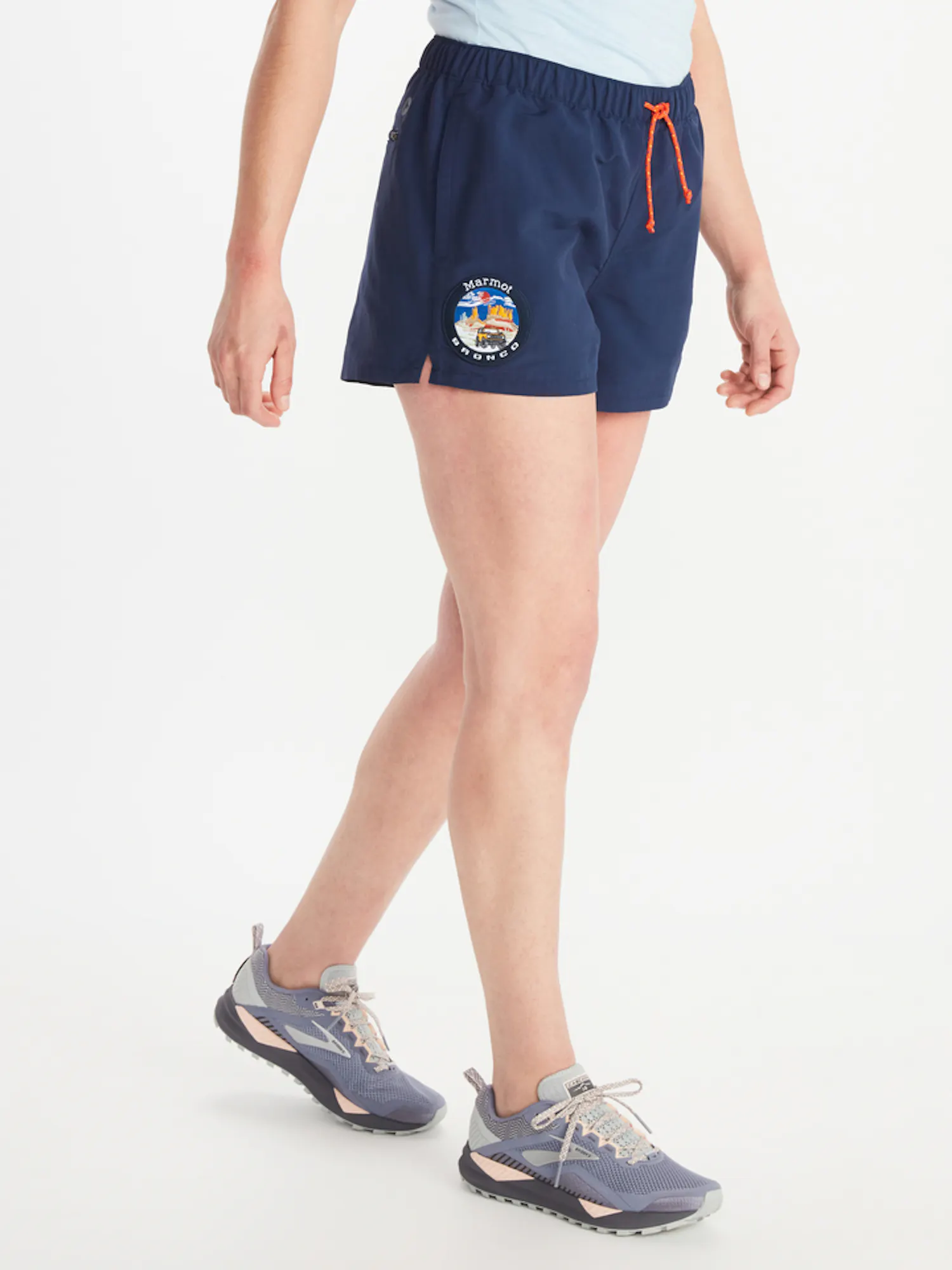 Marmot Women's x Bronco Juniper Spring 3" Shorts in Arctic Navy