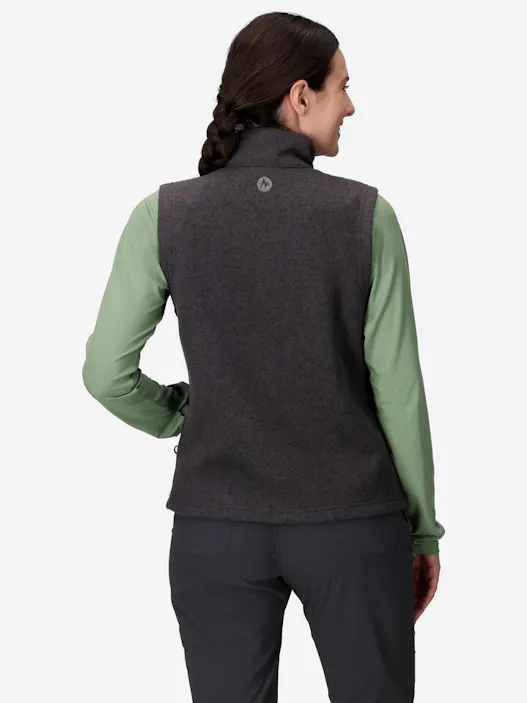 Women's Drop Line Sweater Fleece Vest