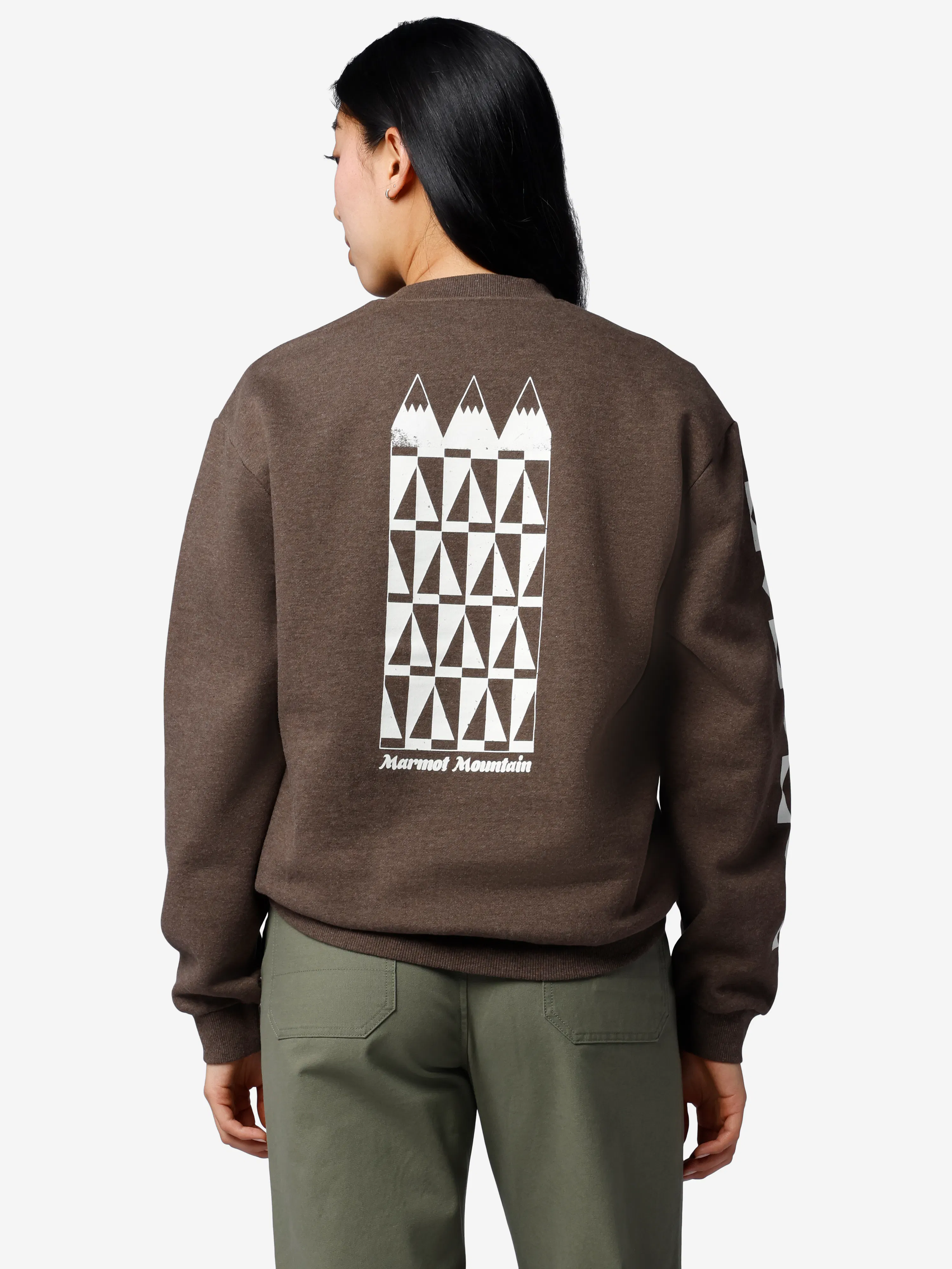Women's Mountain Geo Crewneck Sweatshirt