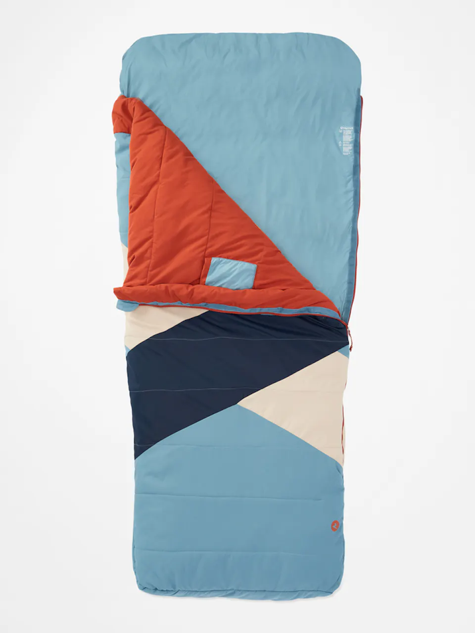 blue stripe sleeping bag