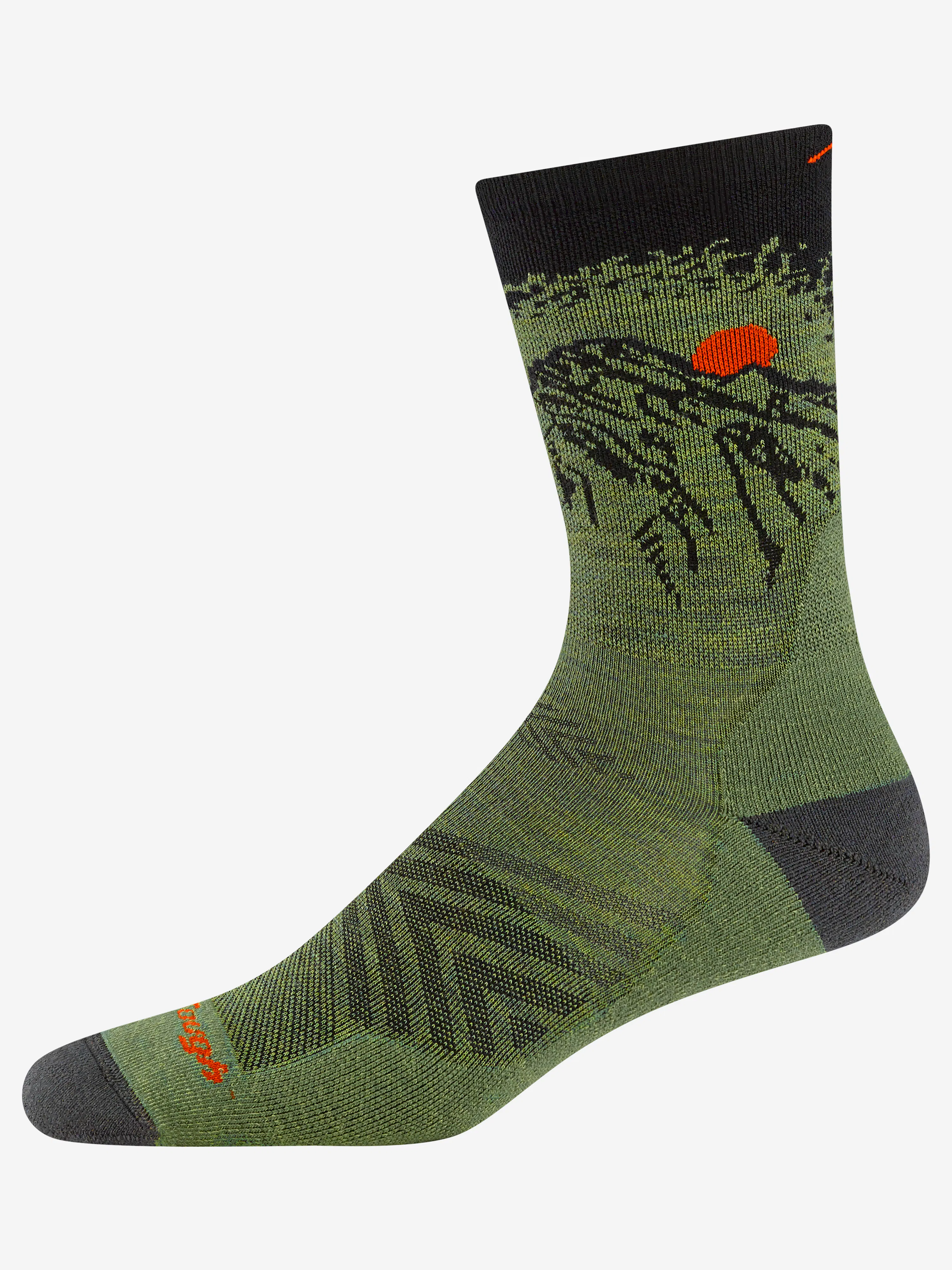Men's Vert Micro Crew Ultra-Lightweight with Cushion Running Socks