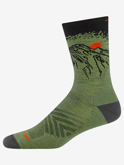 Men's Vert Micro Crew Ultra-Lightweight with Cushion Running Socks