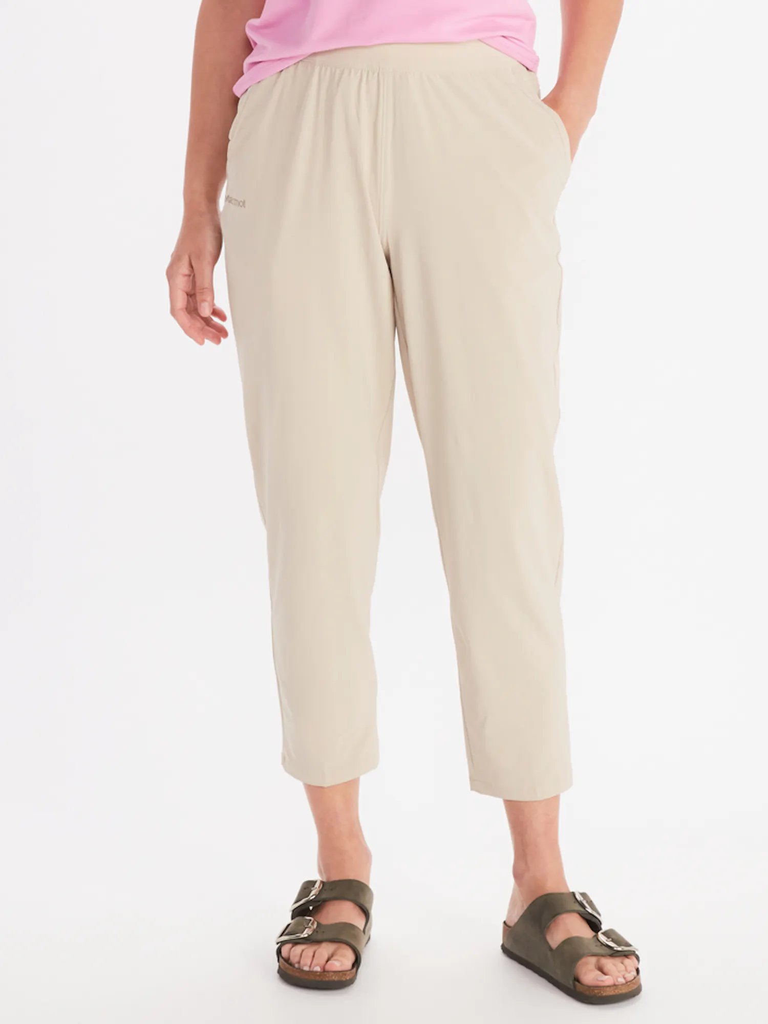 Marmot Women's Elda Crop UPF 50 Jacket in Sandbar