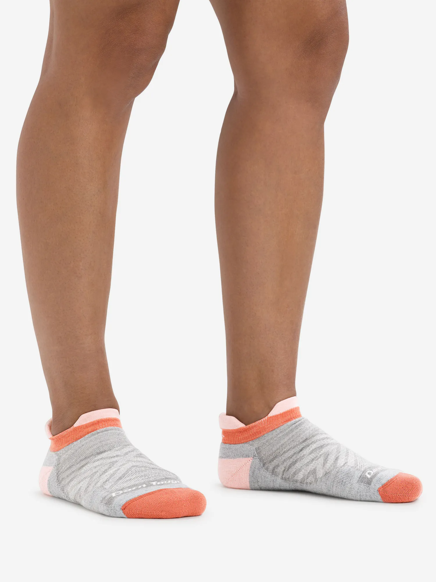 Marmot Women's Run No Show Tab Ultra-Lightweight with Cushion Running Socks in Darn Tough Ash | Merino Wool