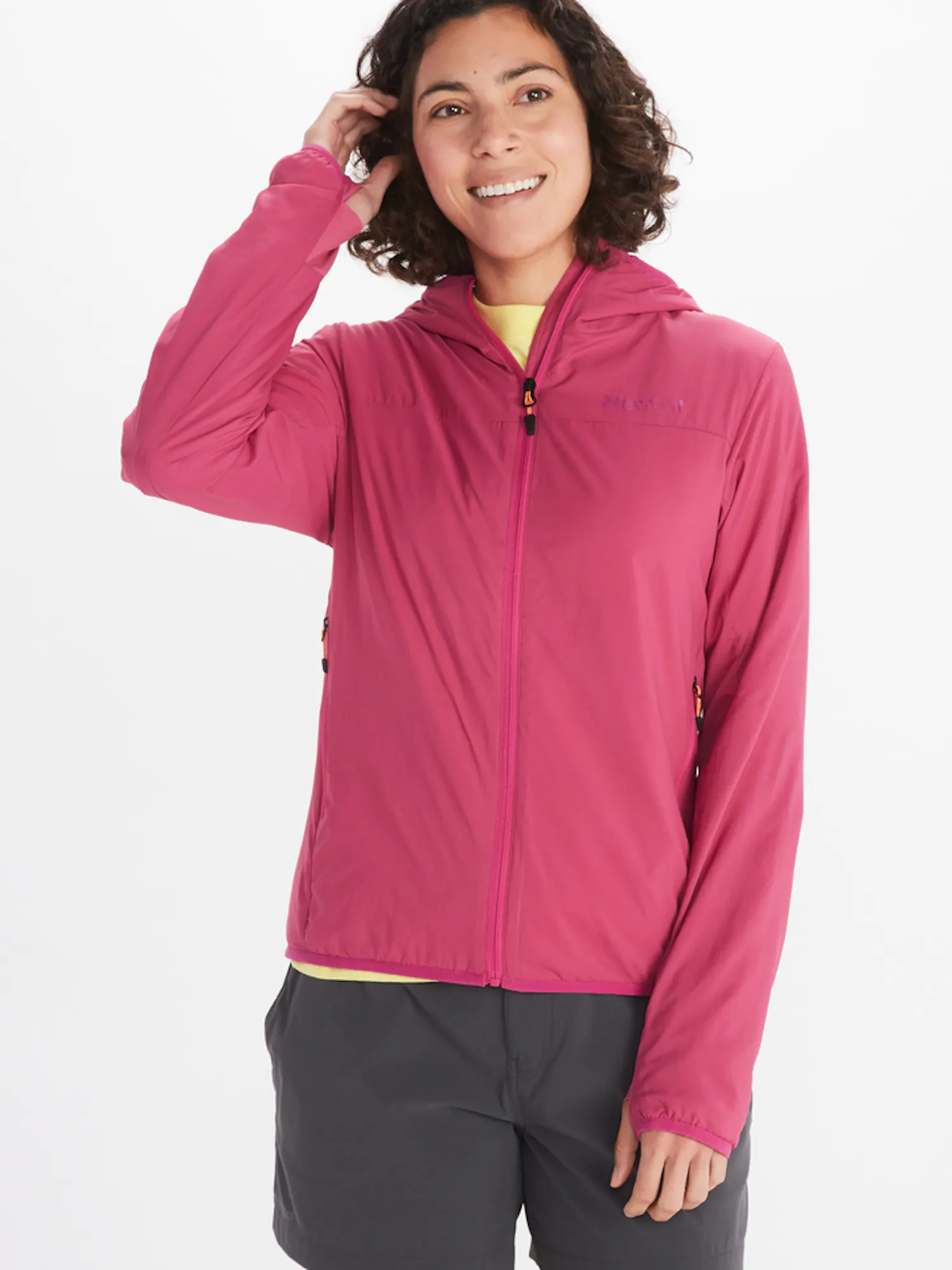 Marmot Women's Alt HB Hoody in Fuchsia Red