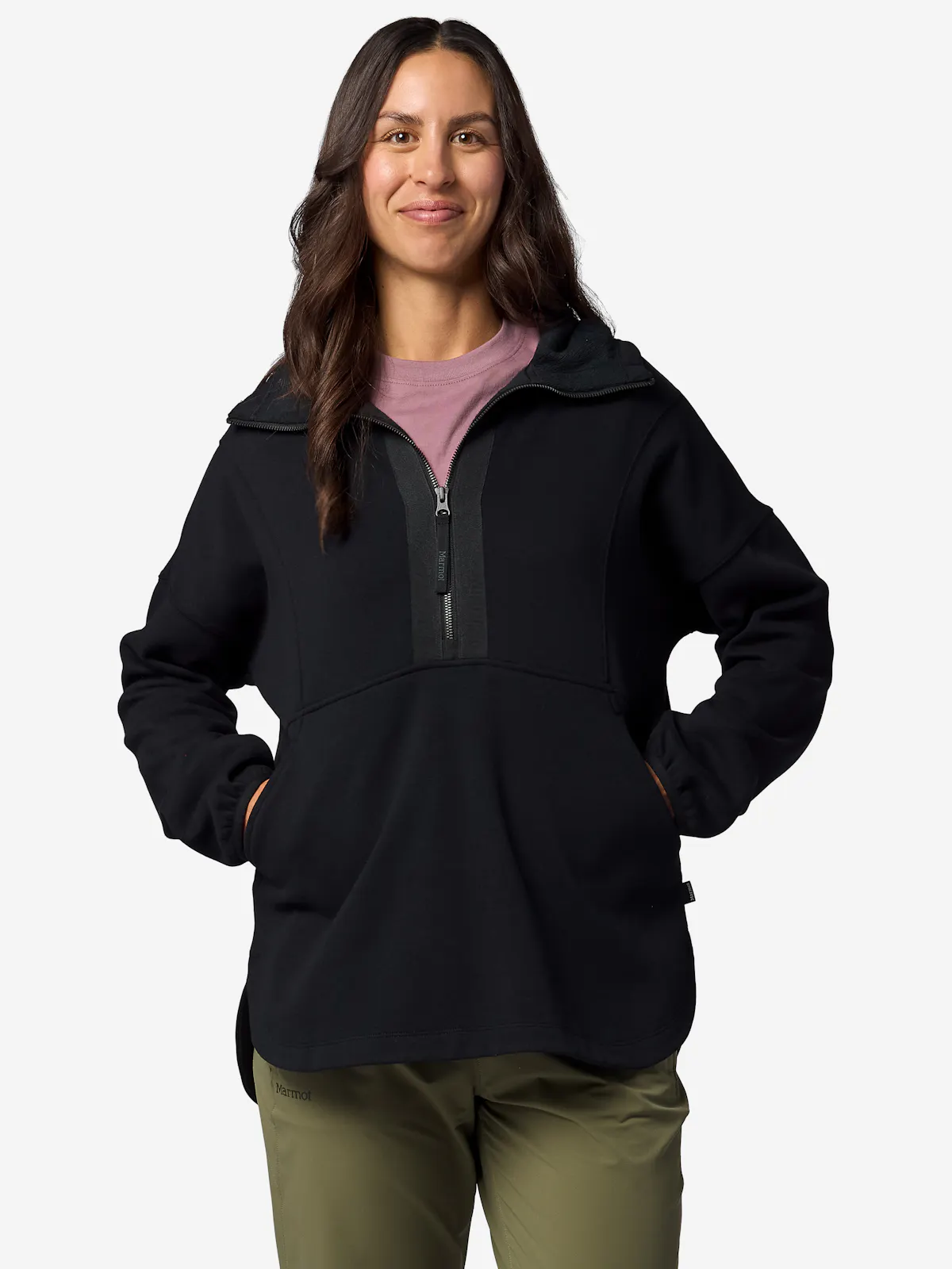 Wm's Hideaway Plush 1/2 Zip Hoody