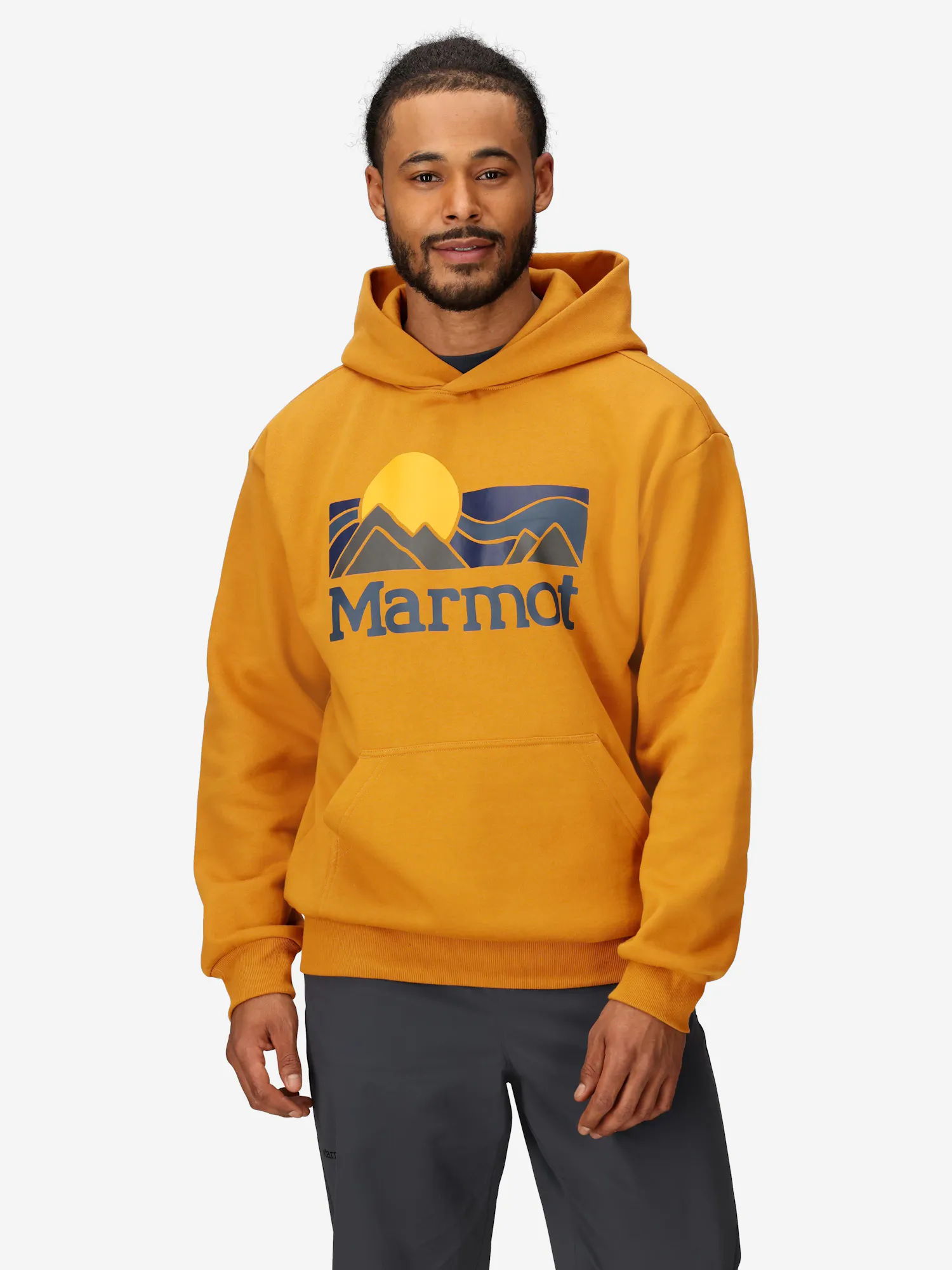 Marmot Coastal Hoodie (Fall 2025) Shirt in Honey Glaze | Cotton