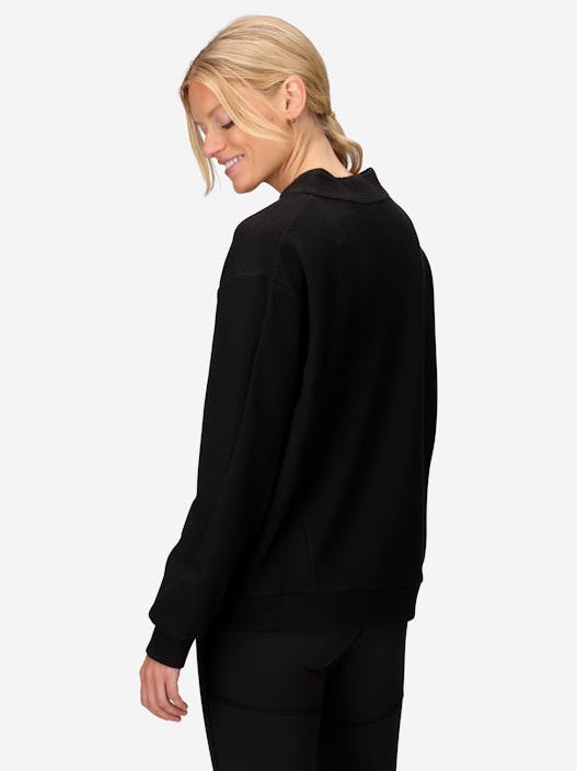 Women’s Ridge Tech Waffle Knit Mock Neck Pullover