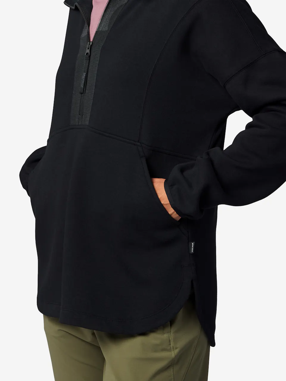 Wm's Hideaway Plush 1/2 Zip Hoody