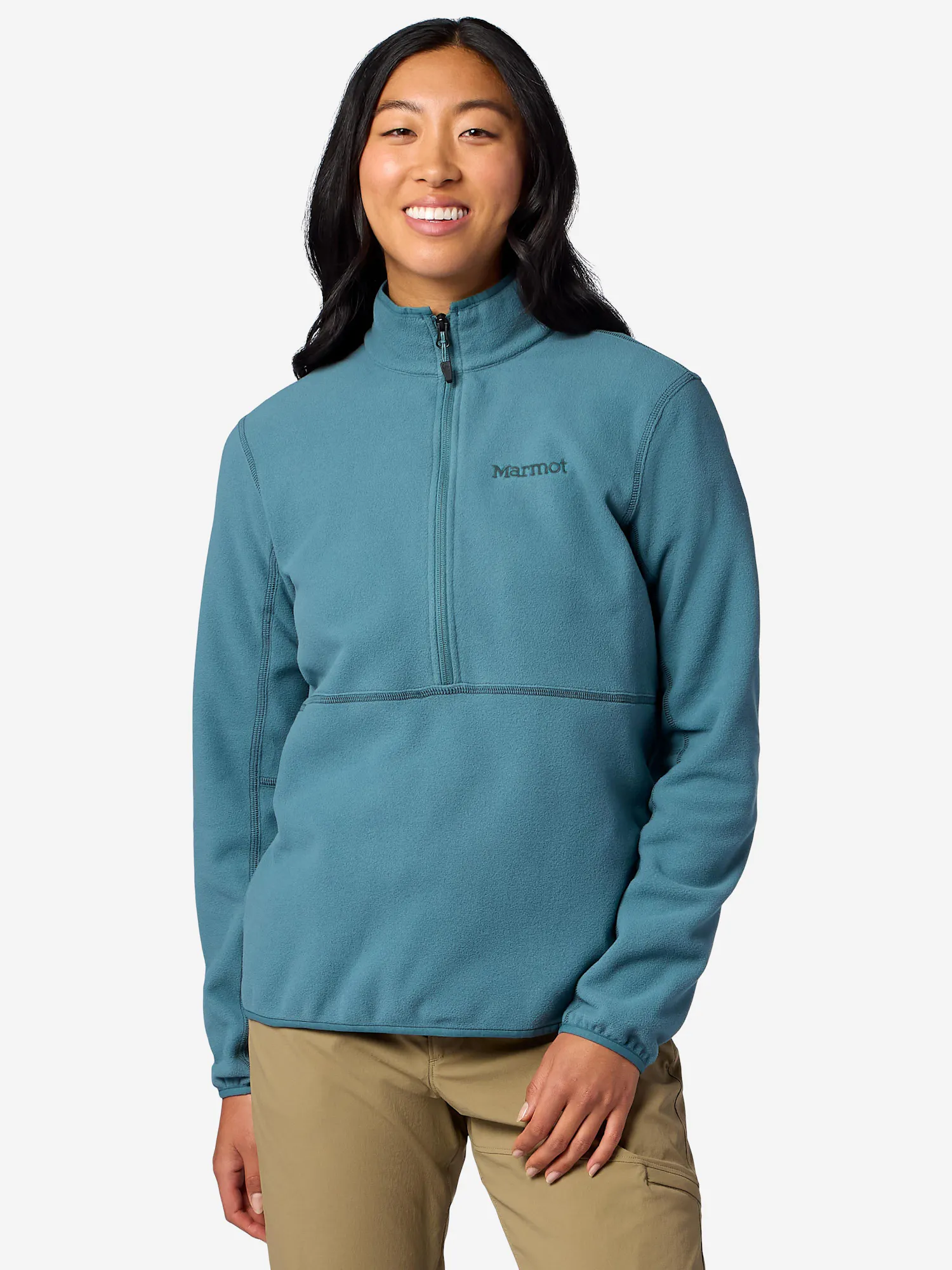 Marmot Women's Rocklin Half-Zip Pullover in Seafloor