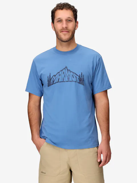 Men's Peaks and Trees Short-Sleeve T-Shirt (Spring 2025) | Marmot