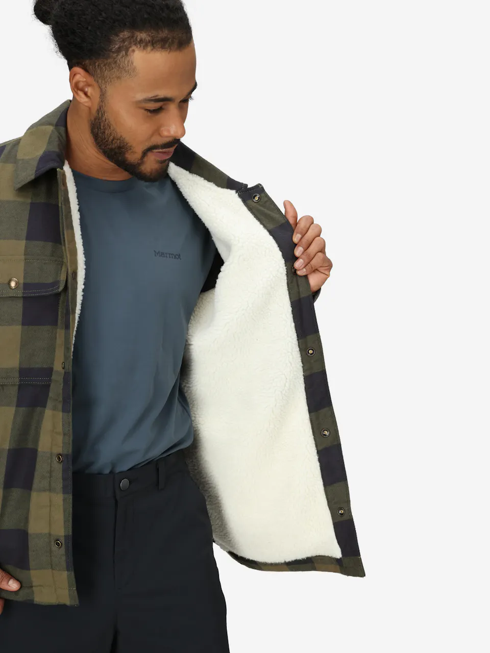 Ridgefield Sherpa Flannel Shirt Jacket