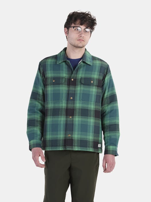 Men's Ridgefield Sherpa-Lined Flannel Shirt Jacket