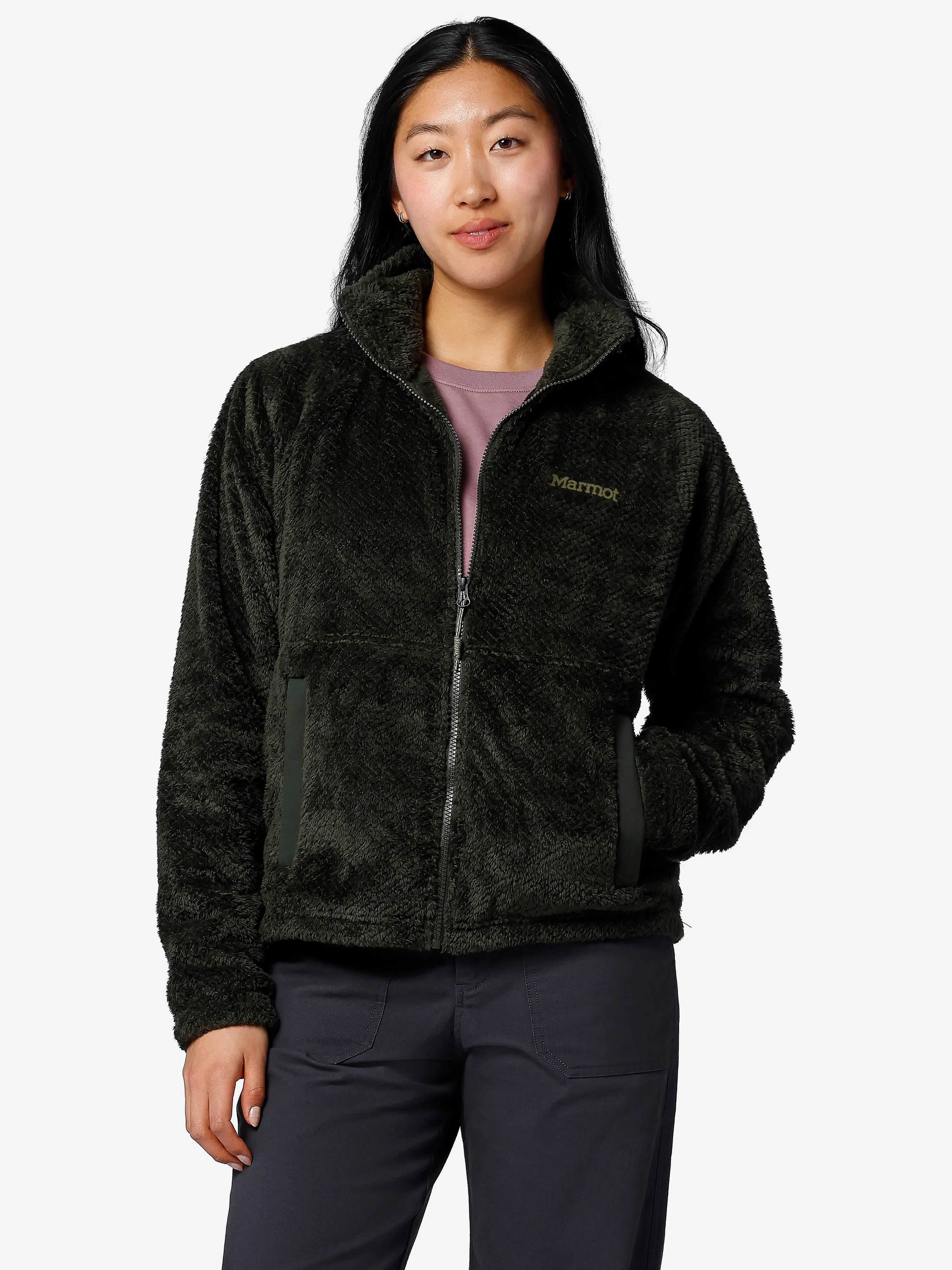 Women's Homestead Plush Sherpa Fleece Full-Zip Jacket