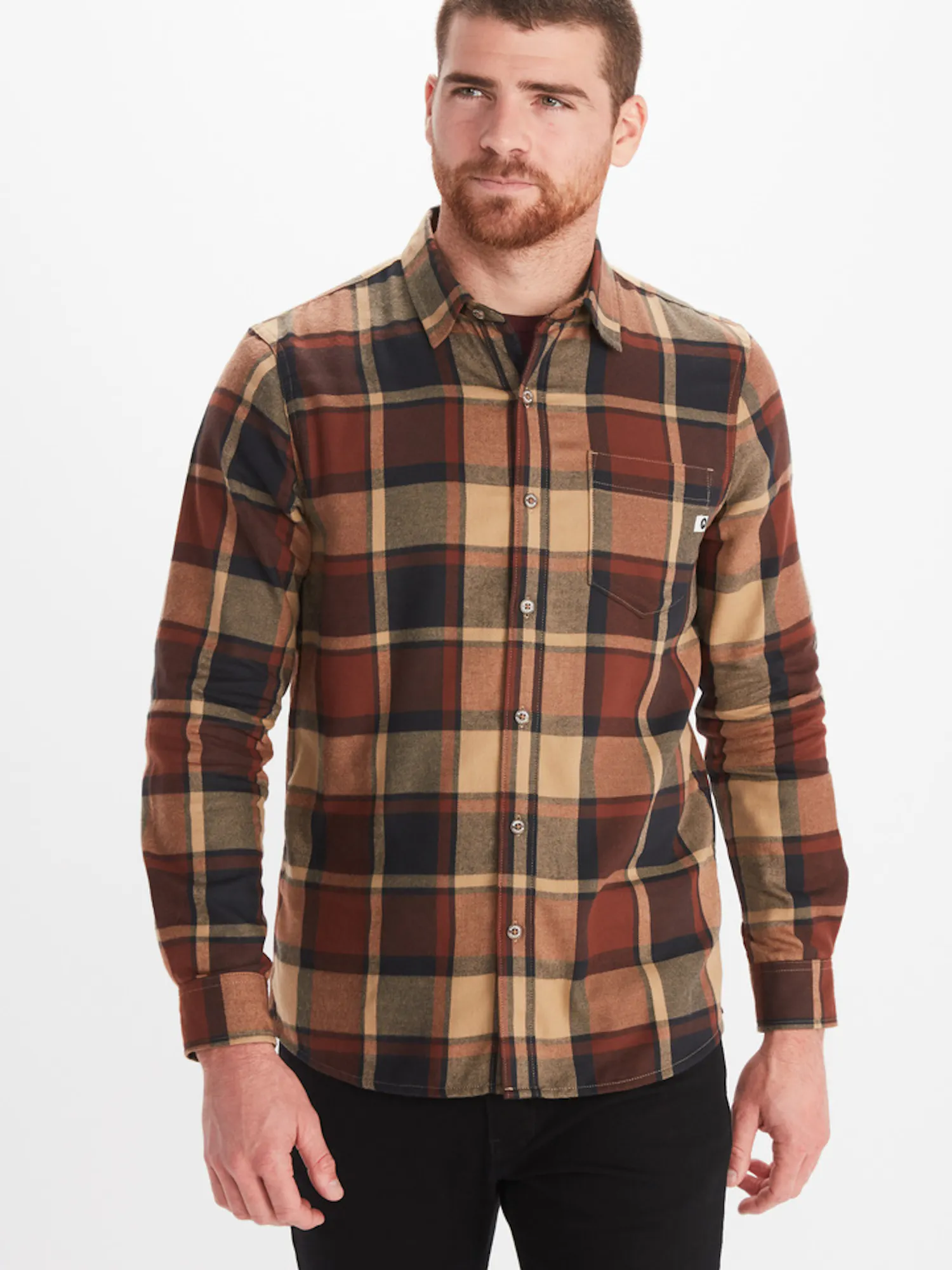 Marmot Men's Fairfax Midweight Flannel Shirt in Shetland | Cotton
