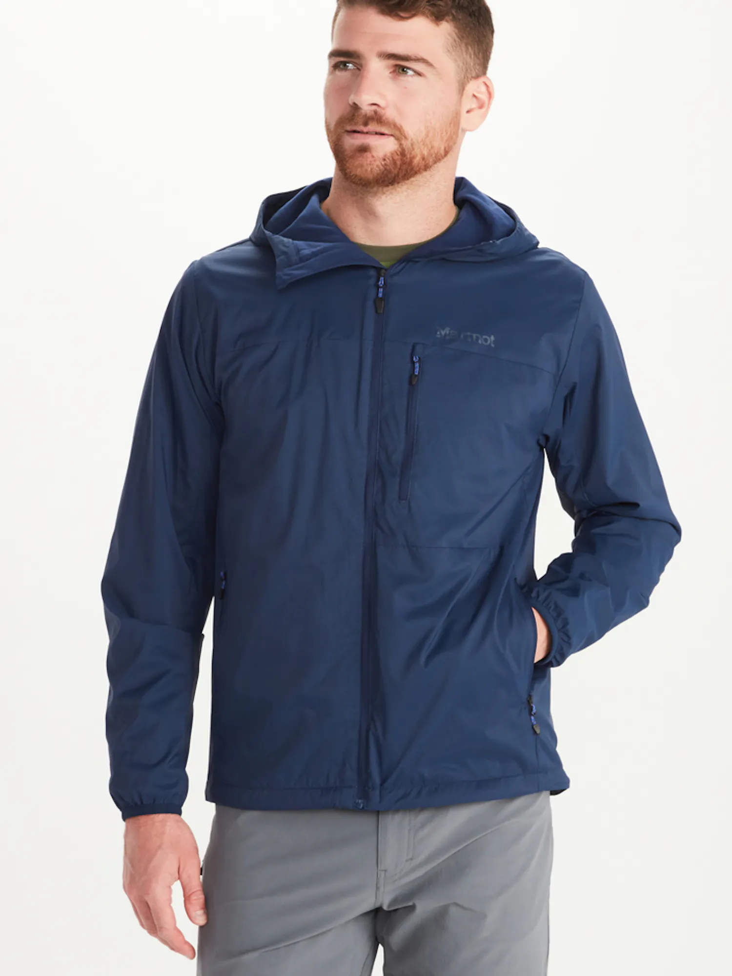 Marmot Men's Ether DriClime® Hoody in Arctic Navy