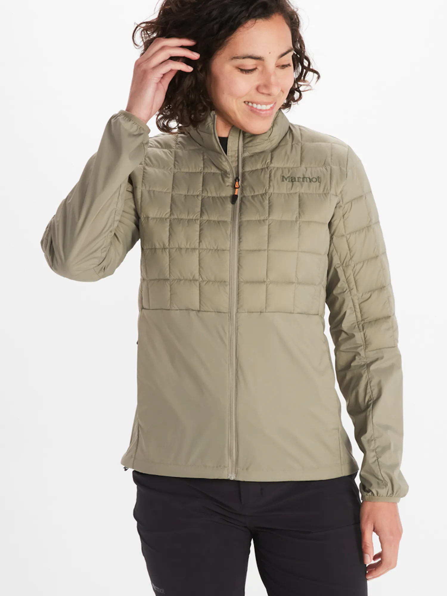 Marmot Women's Echo Featherless Hybrid Jacket in Vetiver