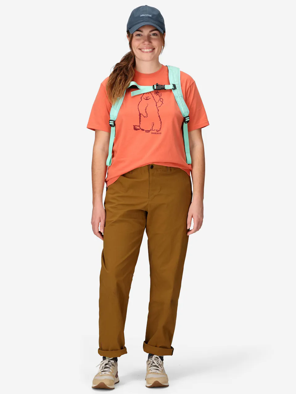 Wm's Flower Marty Tee SS