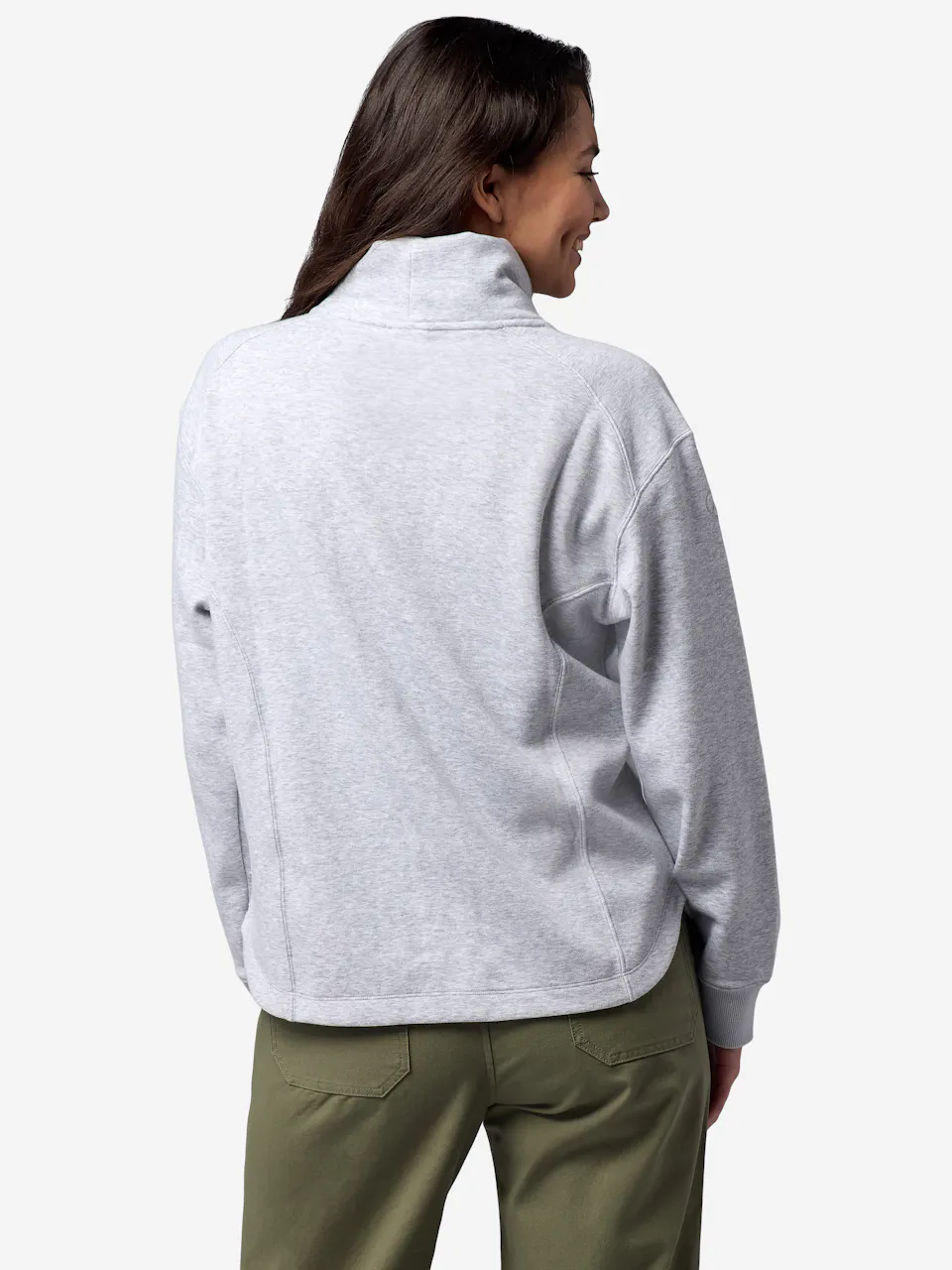 Wm's Hideaway Plush Funnel Neck LS