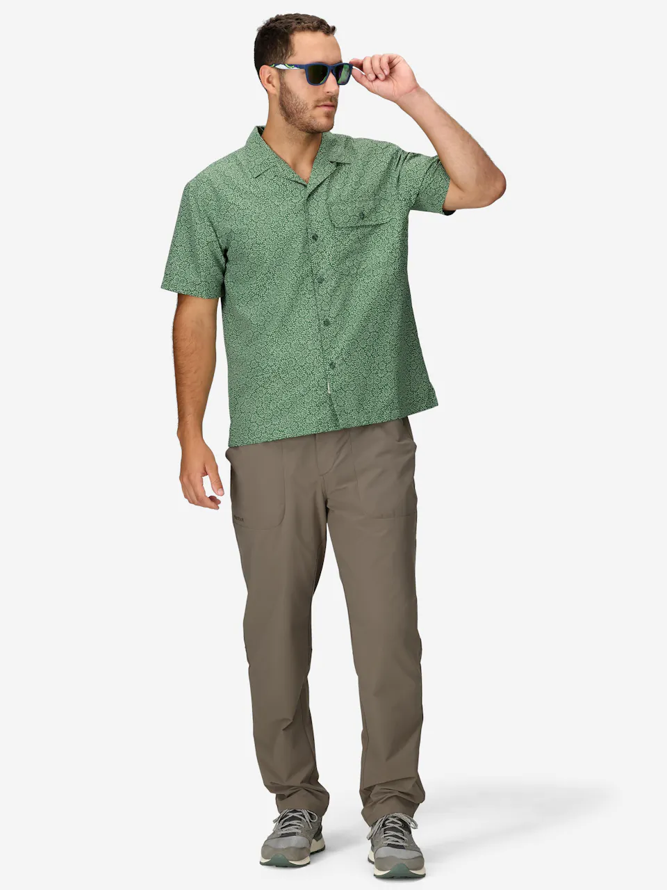AirExchange UPF 40 Camp Novelty SS Shirt