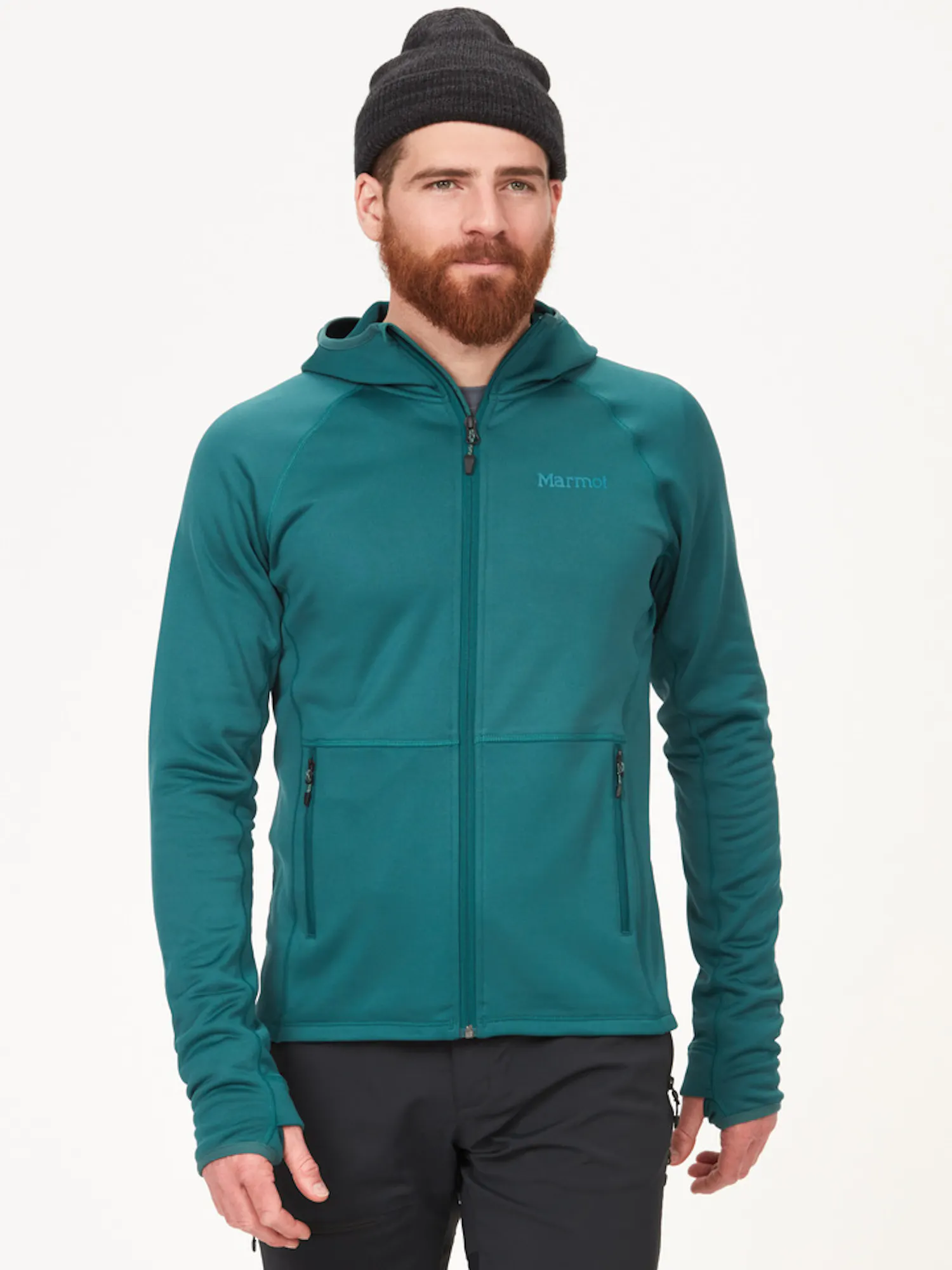 Marmot Men's Olden Polartec® Hoody in Dark Jungle