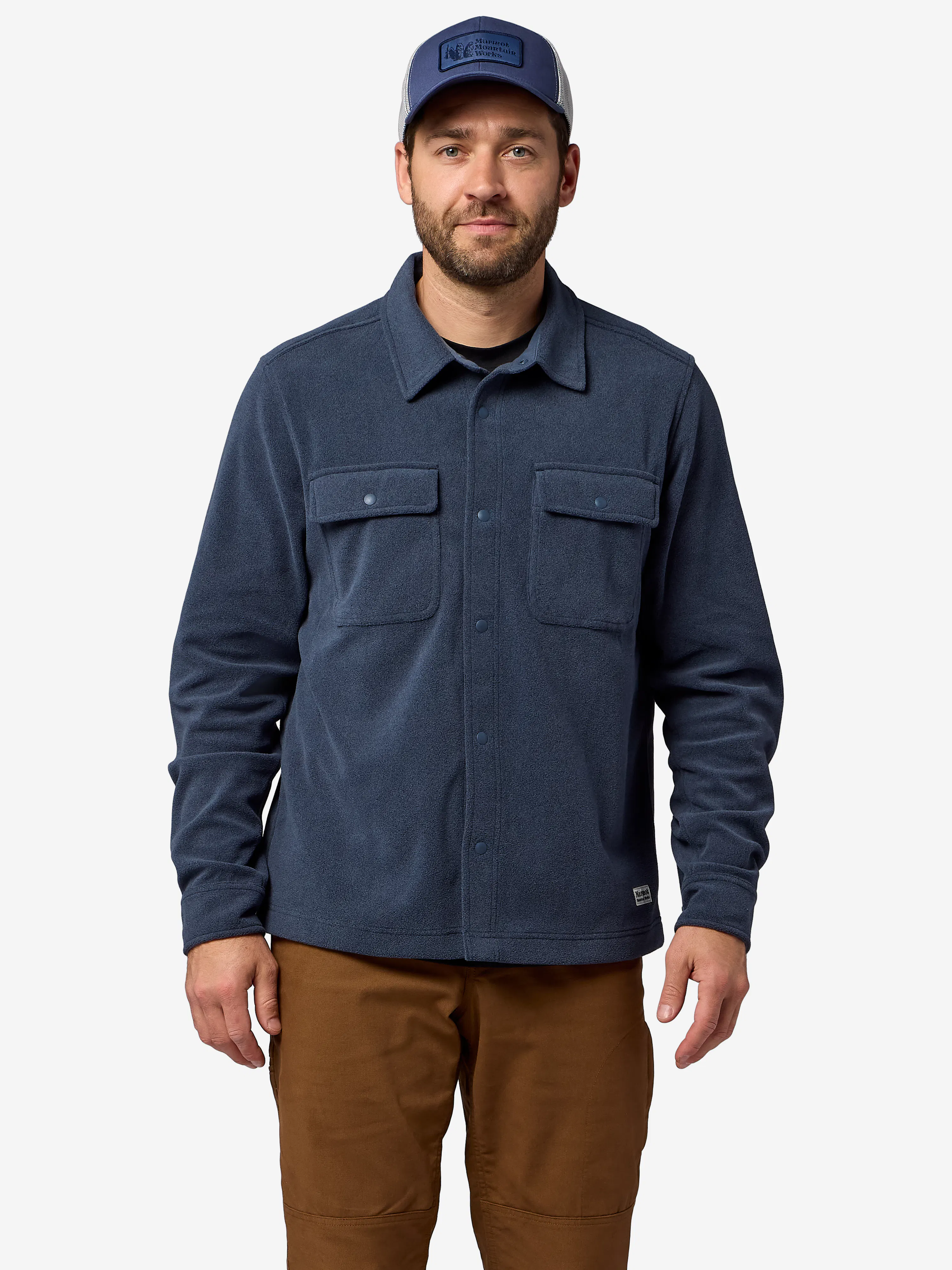 Men’s Felton Ultra Soft Fleece Long-Sleeve Shirt Jacket