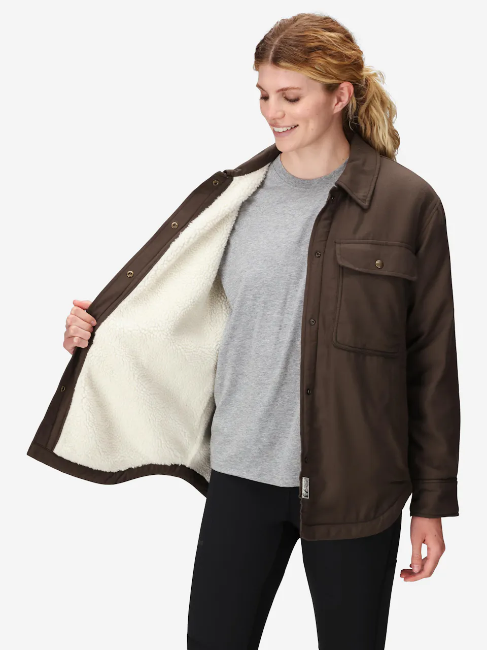 Wm's Ridgefield Sherpa Flannel Jacket