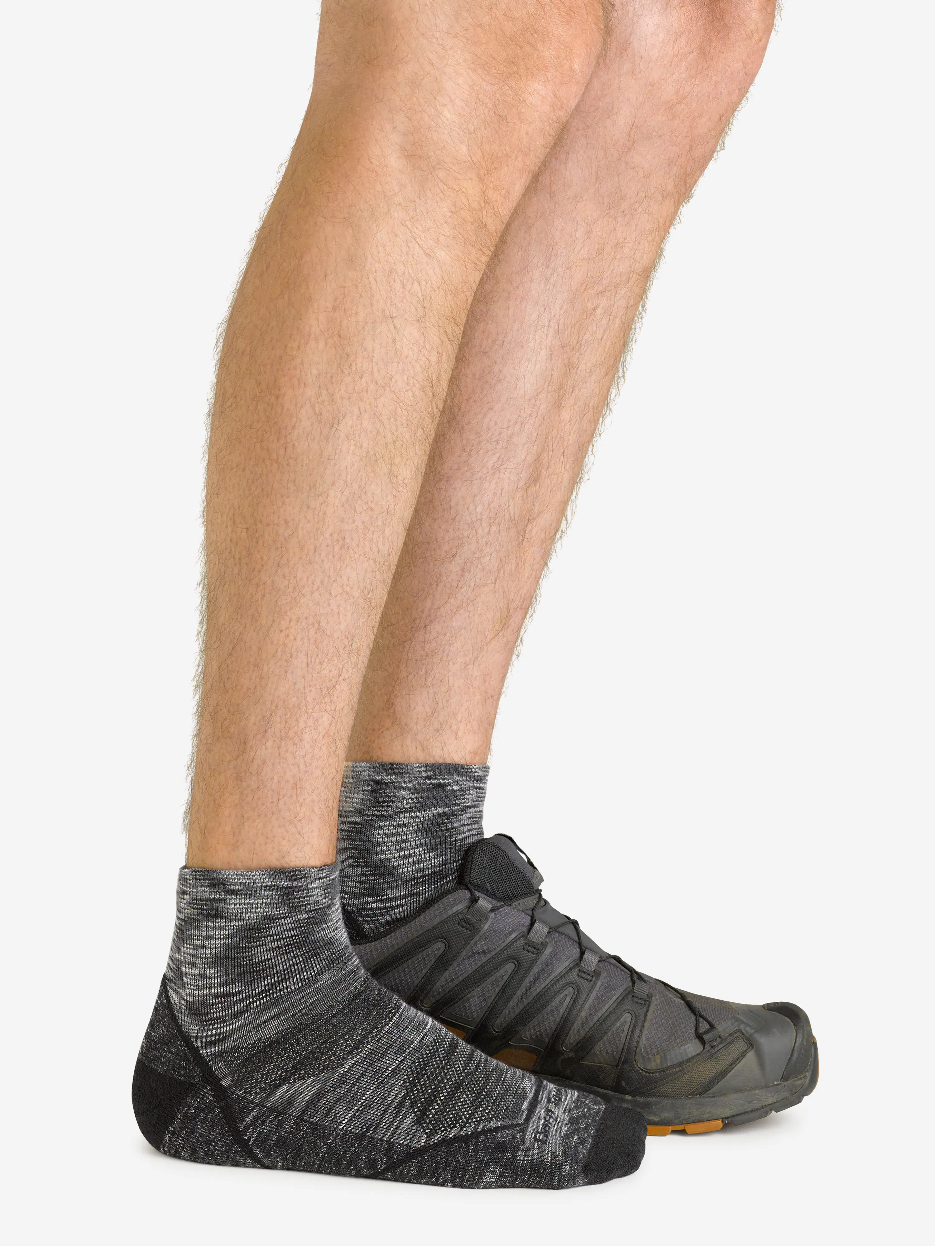 Men's Light Hiker 1/4 Lightweight with Cushion Hiking Socks