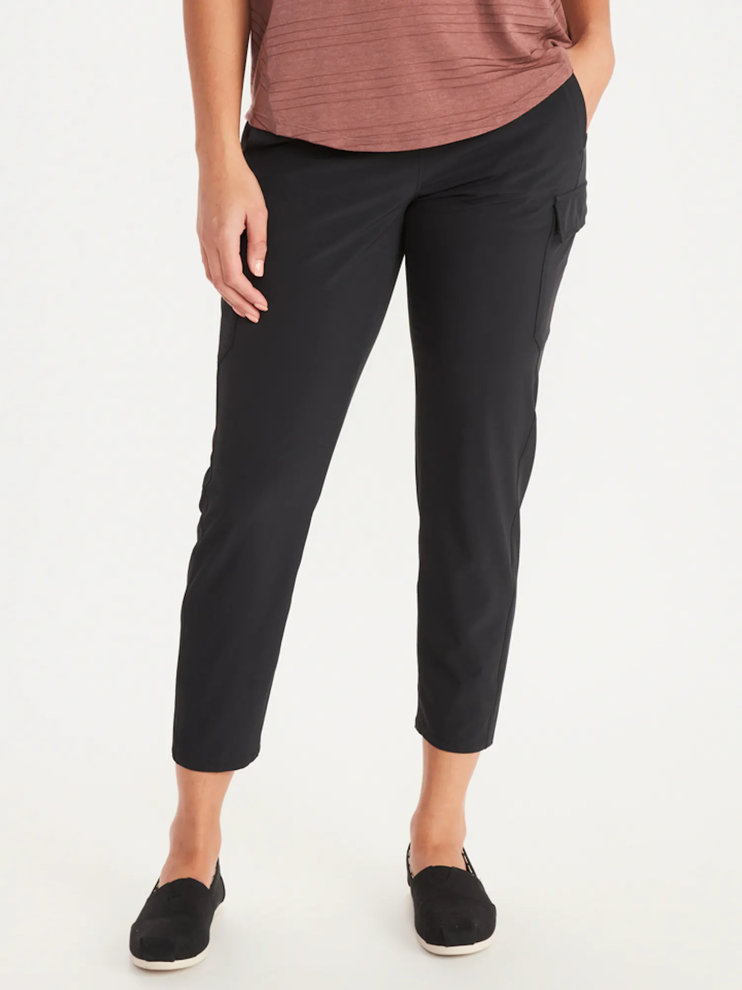 Marmot Women's Elda UPF 50 Cargo Ankle Pants in Black