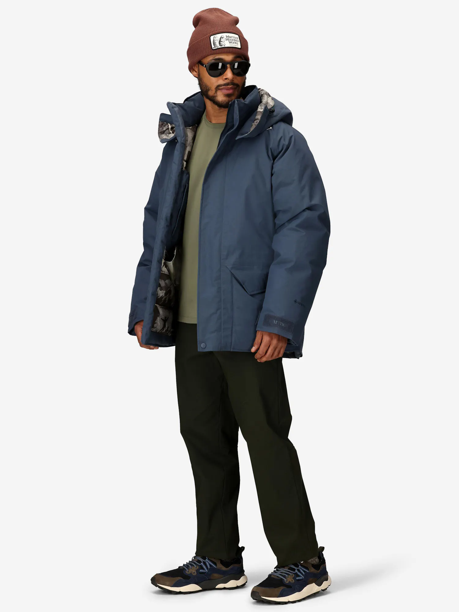 Marmot Men's GORE-TEX® Mammoth Down Parka (Fall 2025) Jacket in Thunderhead/Hickory Nut Marmot Archives