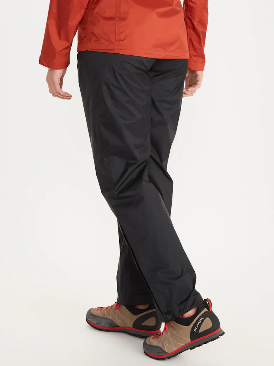 full length pants on male model
