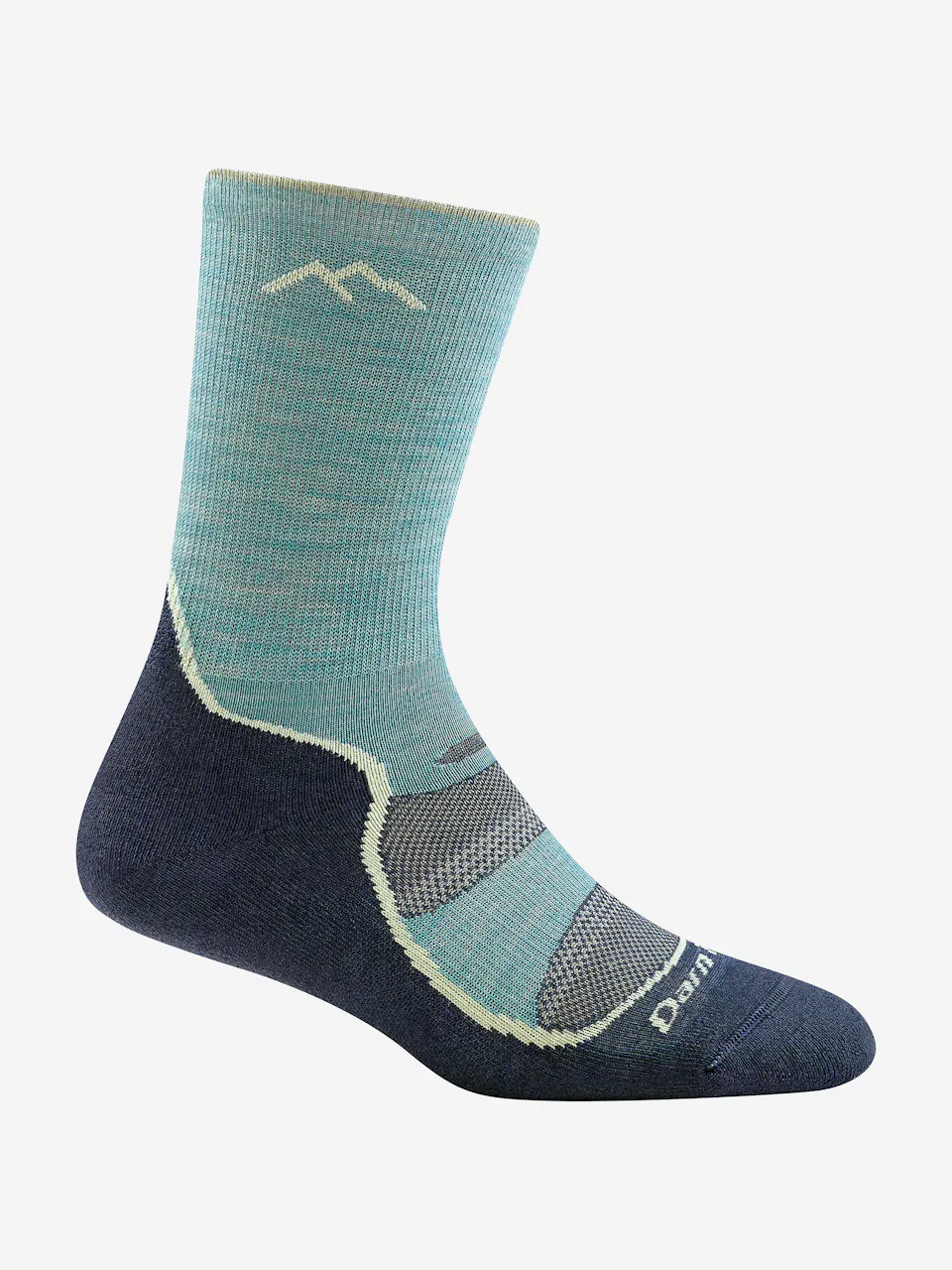 W Light Hiker Micro Crew Lightweight with Cushion-Darn Tough Aqua