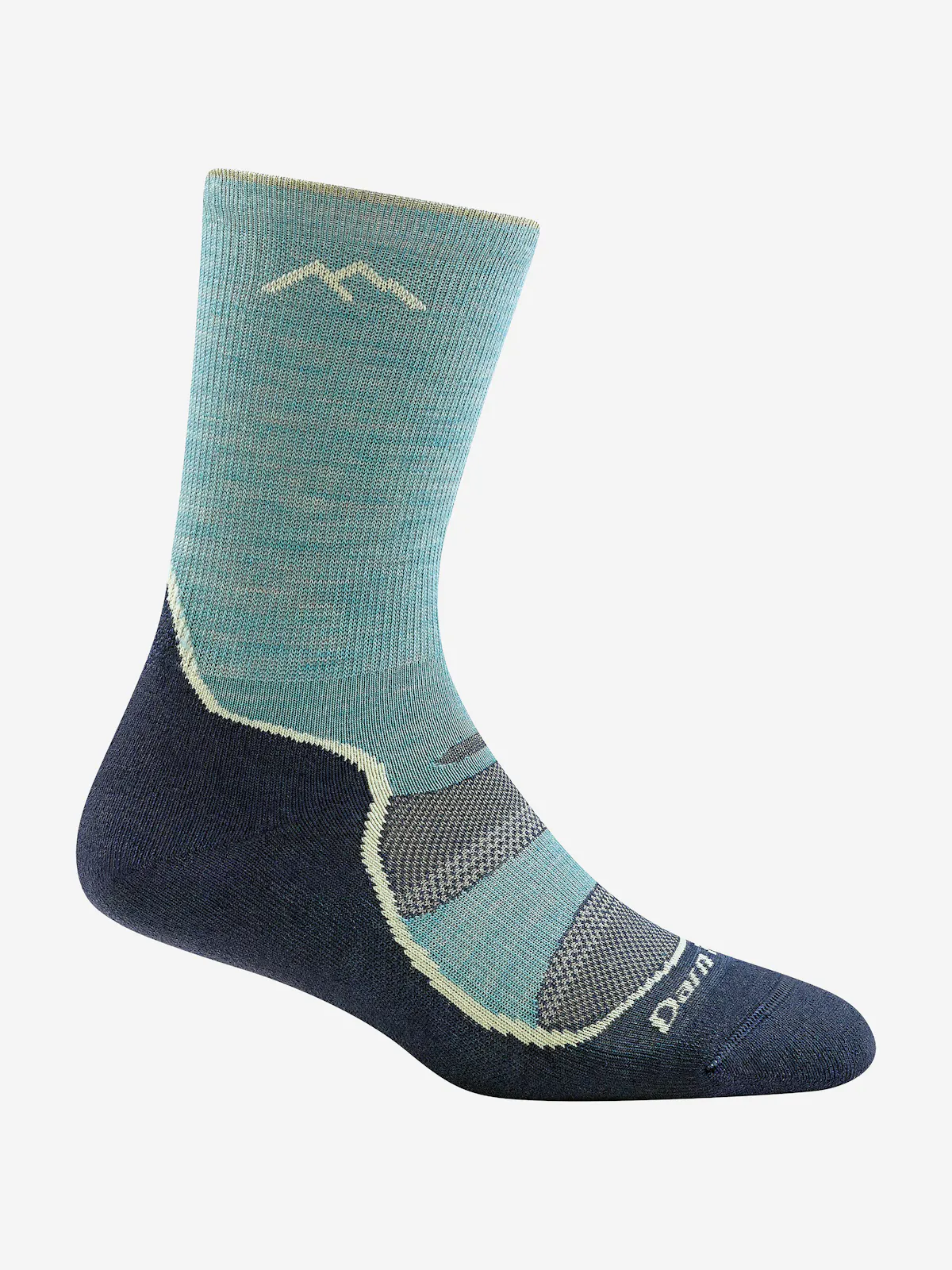 W Light Hiker Micro Crew Lightweight with Cushion-Darn Tough Aqua