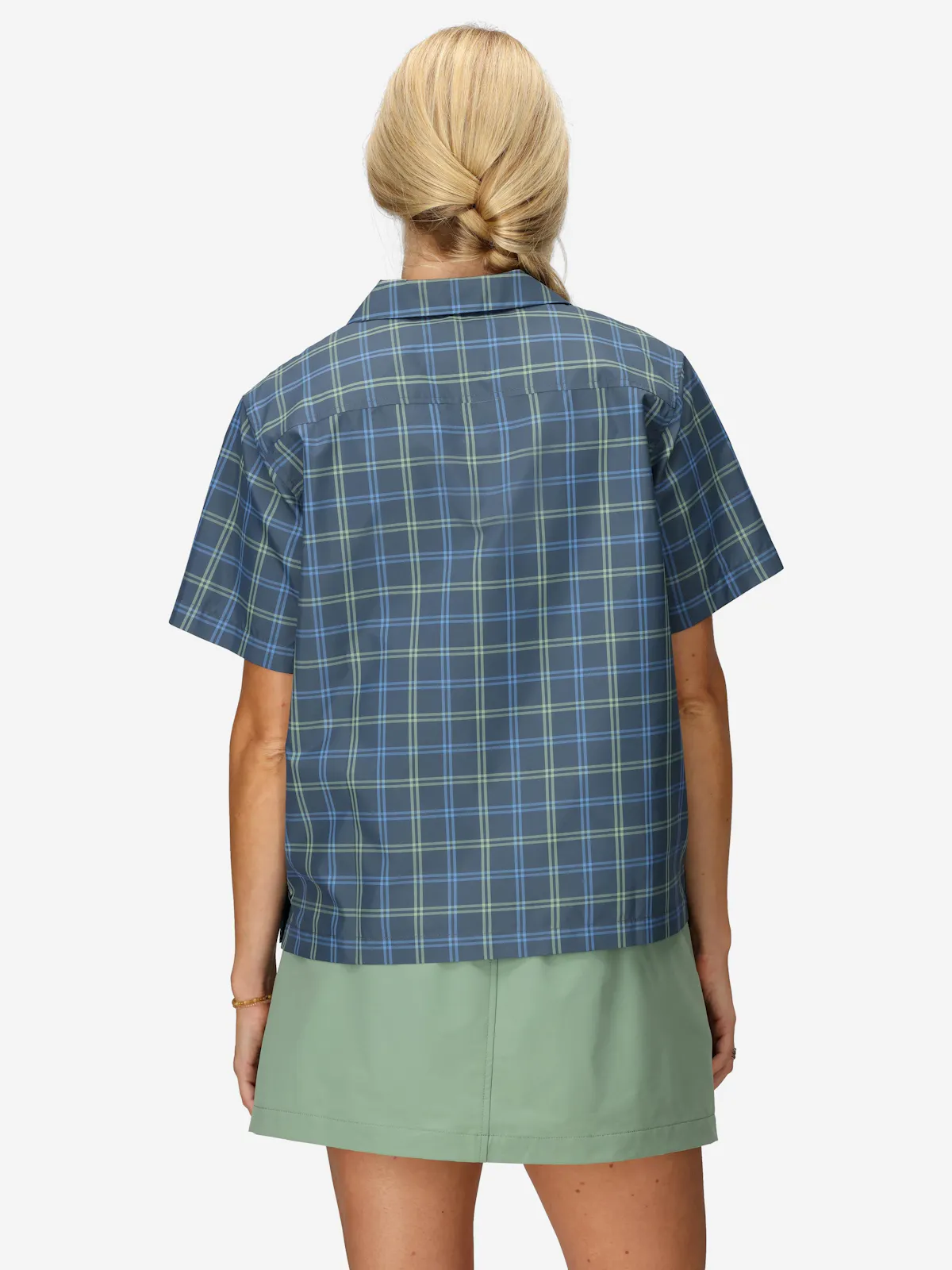 Wm's AirExchange UPF 40 Camp Novelty SS Shirt