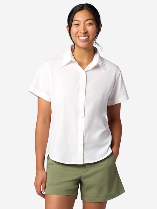 Women's AirExchange Perforated Short-Sleeve Shirt