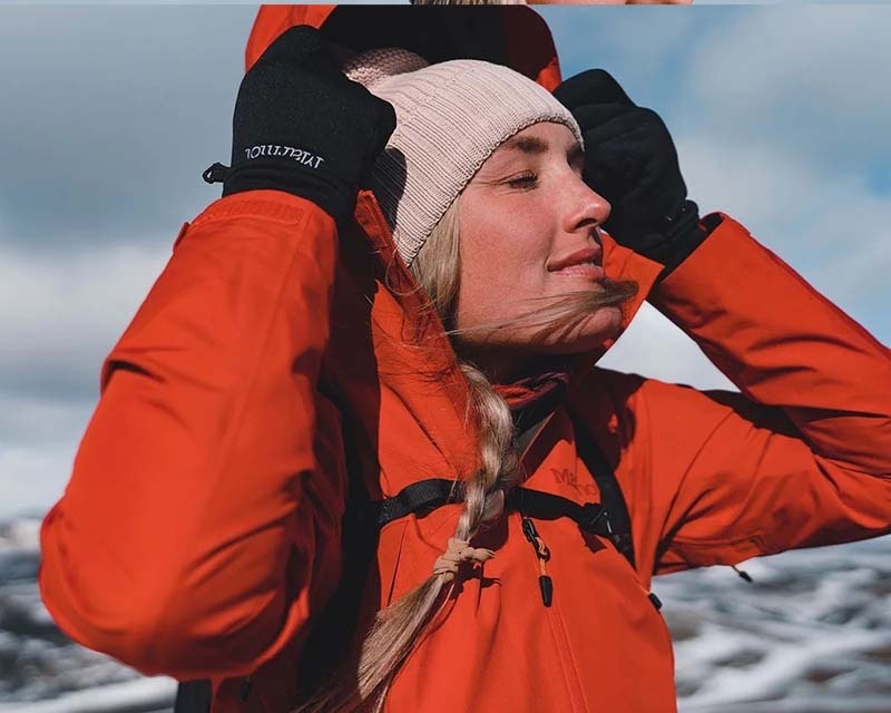 friends outdoor wearing assorted outdoor apparel