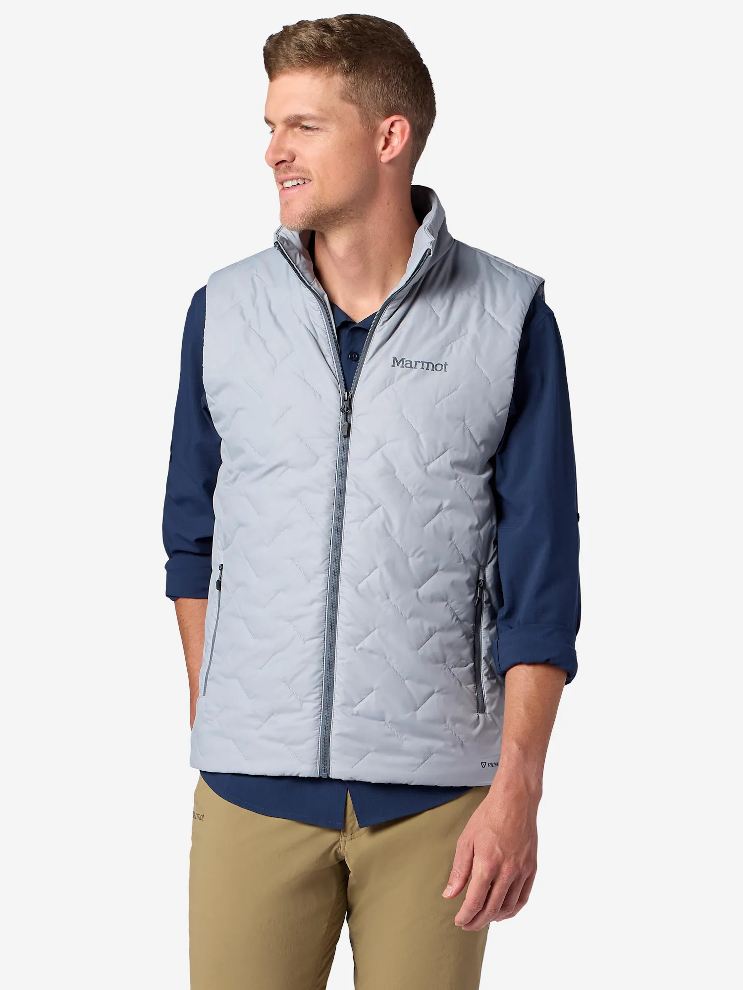 Marmot Men’s MonoQuilt PrimaLoft® Insulated Vest in Sleet Storm