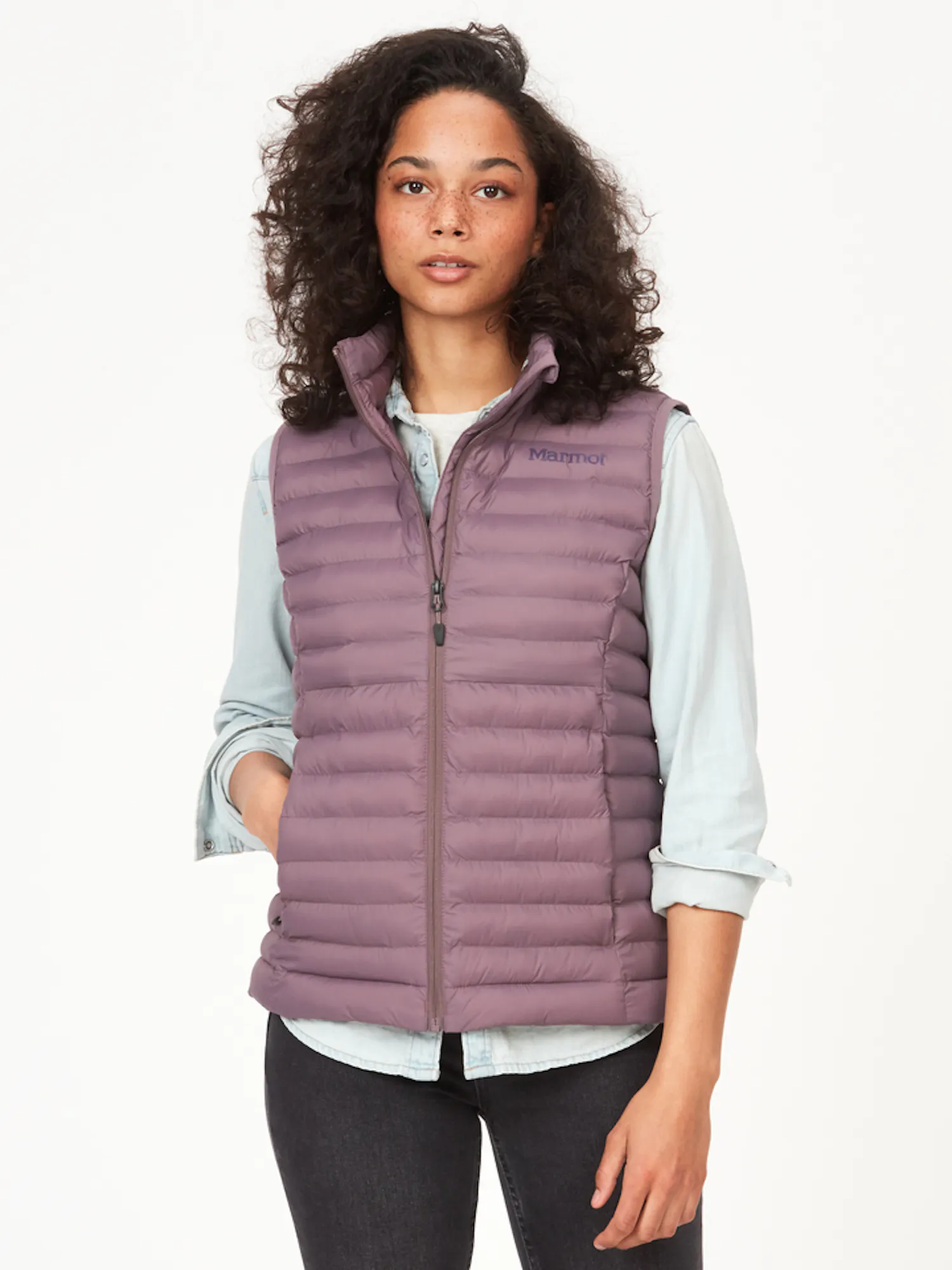 Marmot Women's Echo Featherless Vest in Hazy Purple
