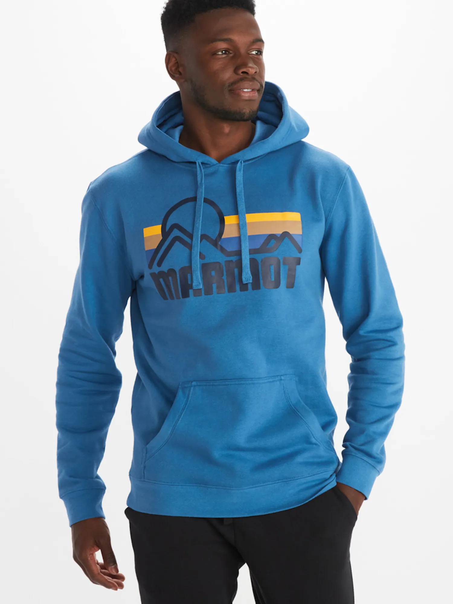 Marmot Men's Coastal Hoody in Varsity Blue | Fleece