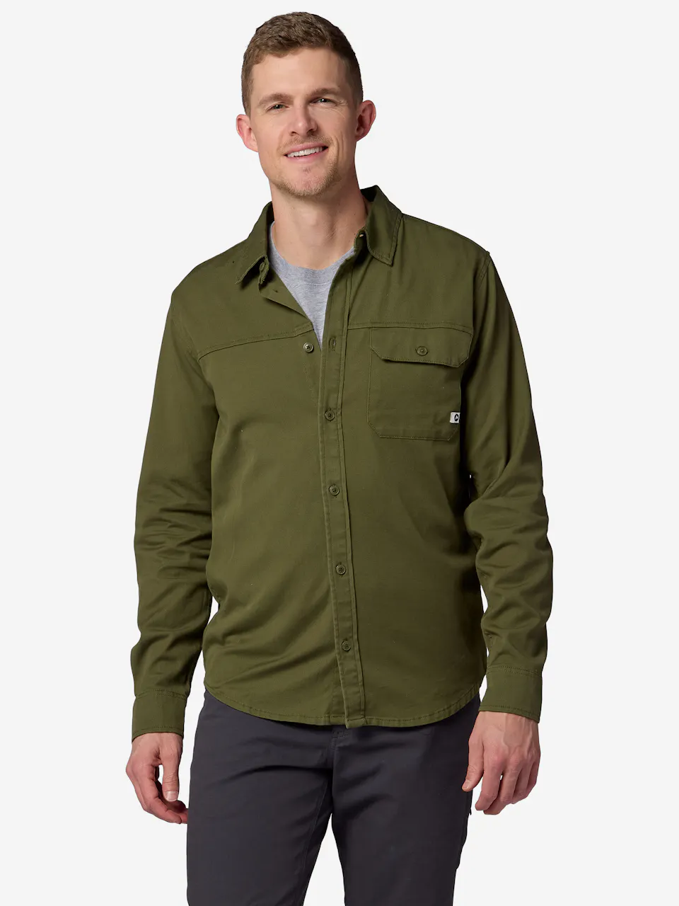 Hidden Peak Twill Button Down LS