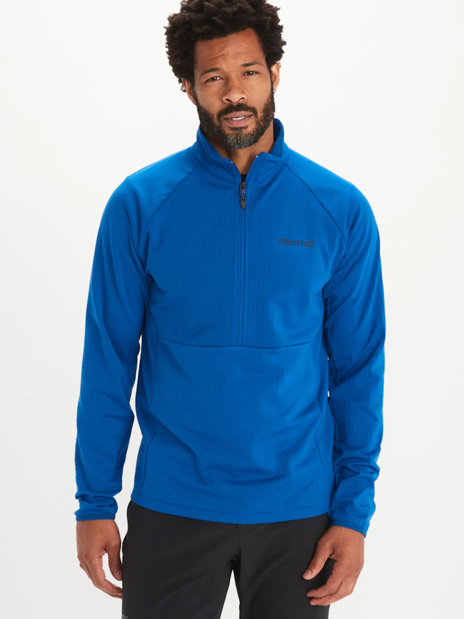 Marmot Men's Leconte Fleece 1/2-Zip Pullover in Dark Azure
